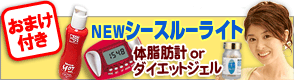 NEWシースルーライト「選べるプレゼント&10%ポイント還元&送料無料」