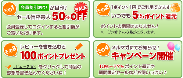 会員特典内容